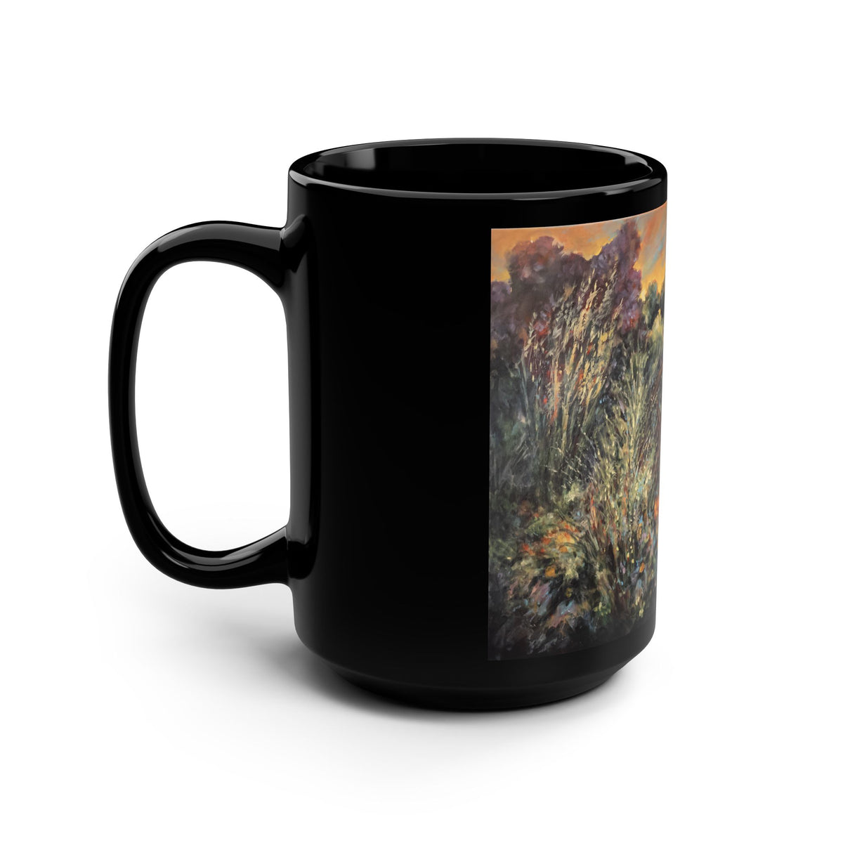 Sunset Circles- 15 oz Mug | Prairie Series by Lois VanLiew