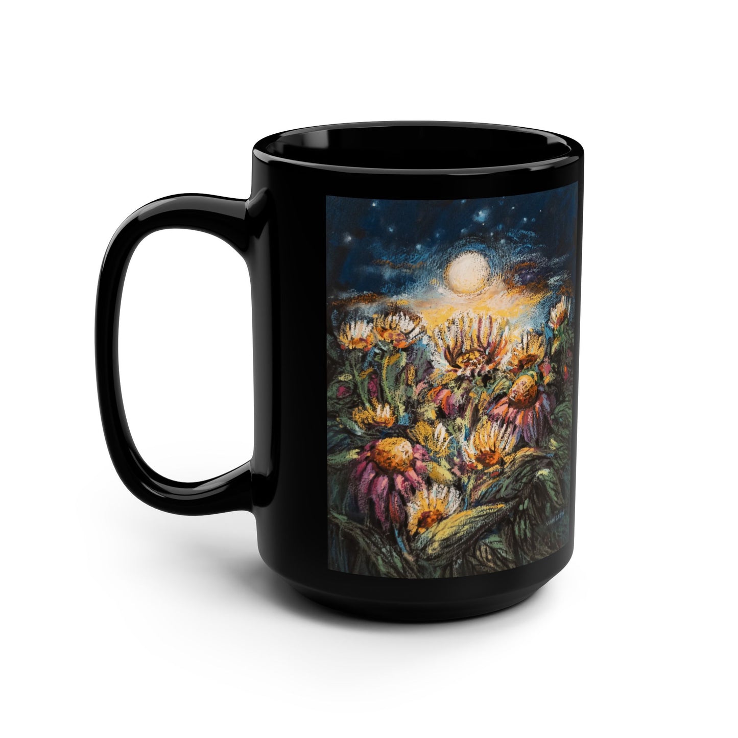 Full Moon Fiasco- (Dual Image) 15 oz Mug | A Floral Series by Lois VanLiew