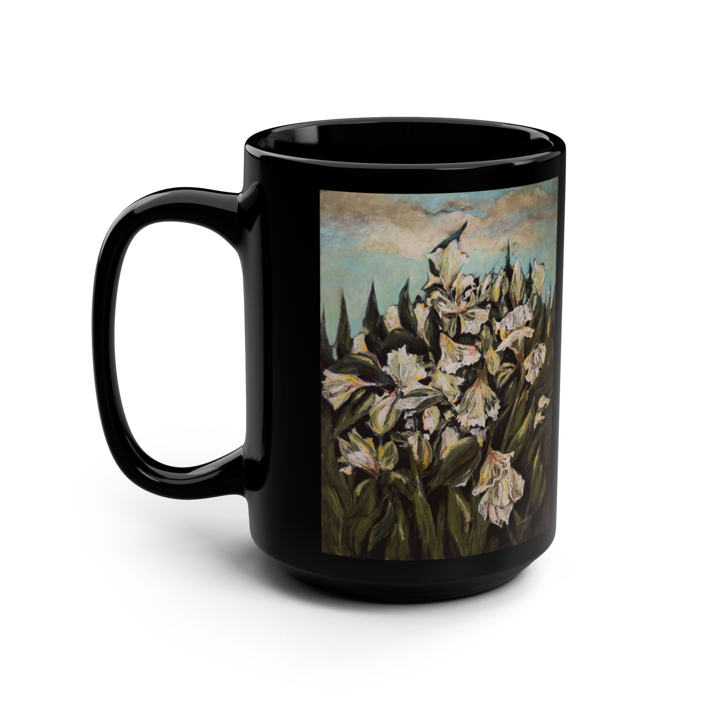 Wildflower- Sunspots- (Dual Image) 15 oz Mug | A Floral Series by Lois VanLiew