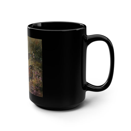 Parade of the Painted Ladies- 15 oz Mug | A Prairie Retrospective II by Lois VanLiew