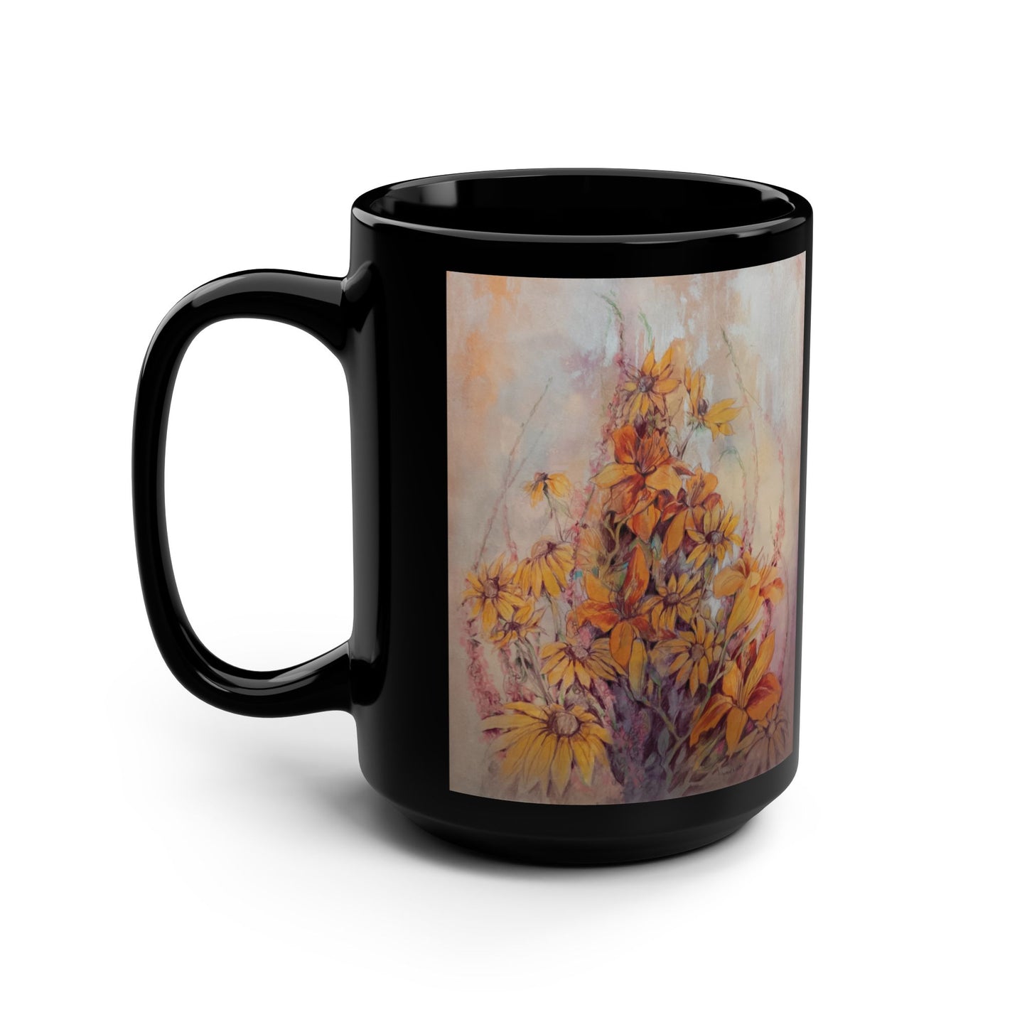 The Gift- (Dual Image) 15 oz Mug | A Floral Series by Lois VanLiew