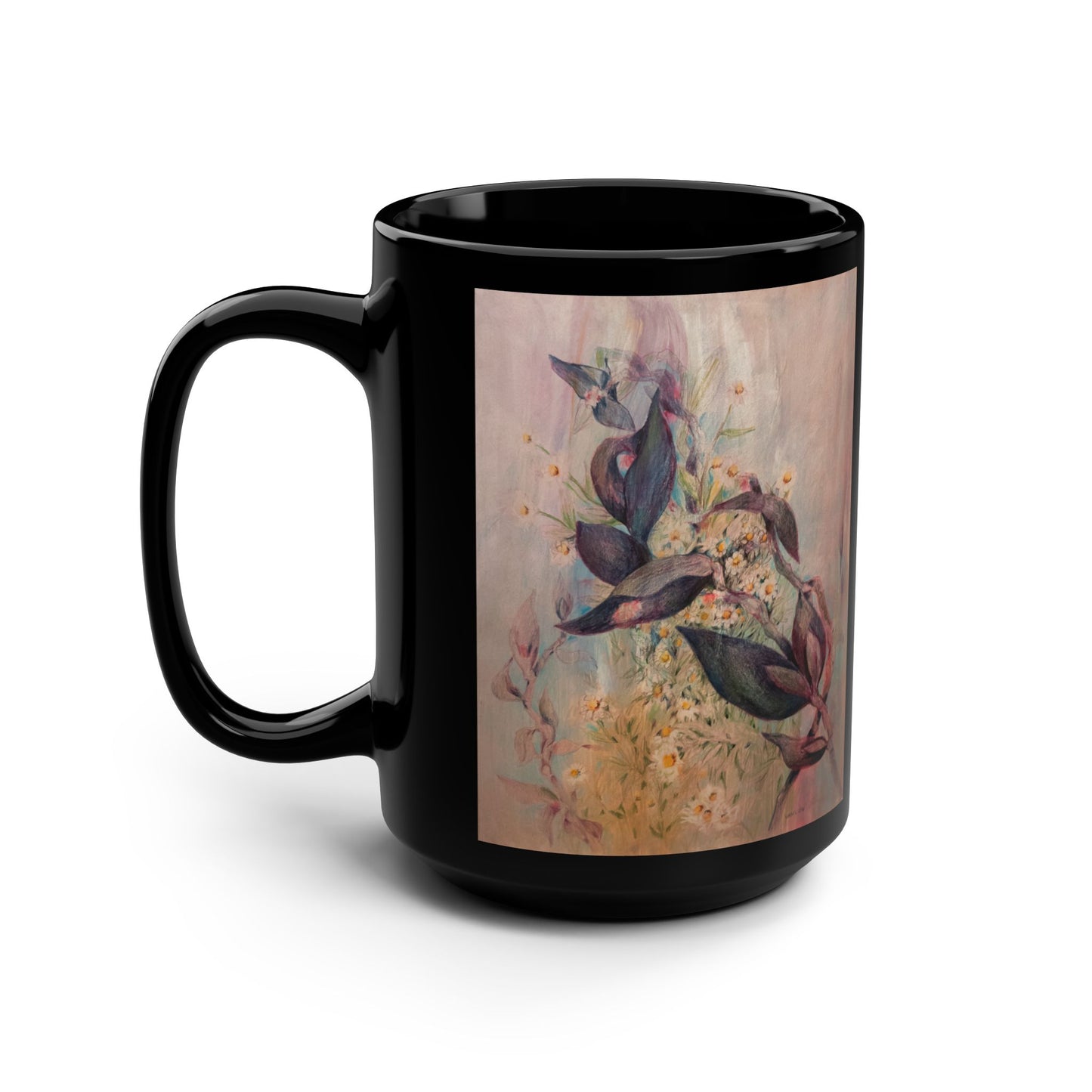 Shadow- Dancing- (Dual Image) 15 oz Mug | A Floral Series by Lois VanLiew