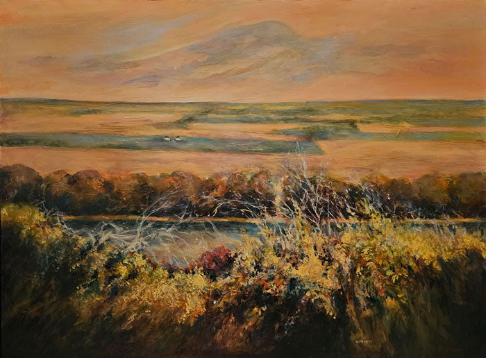 A Spirit of Place- 15 oz Mug | A Prairie Retrospective II by Lois VanLiew