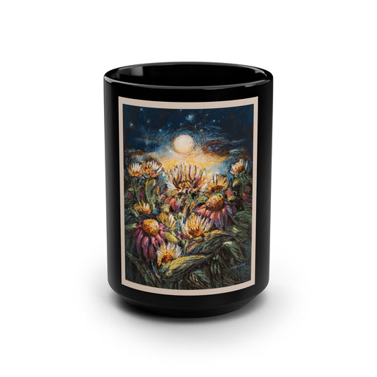 Full Moon Fiasco- 15 oz Mug | A Floral Series by Lois VanLiew
