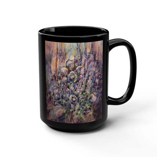 Reflections- (Dual Image) 15 oz Mug | A Floral Series by Lois VanLiew