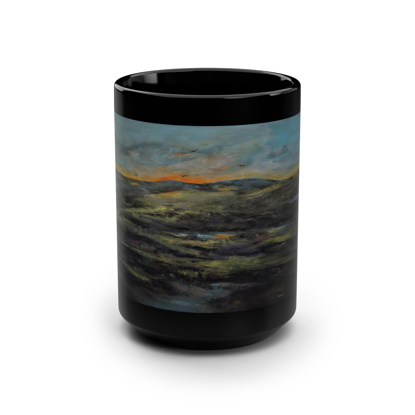 Flint Hills Jade- 15 oz Mug | A Prairie Retrospective II by Lois VanLiew