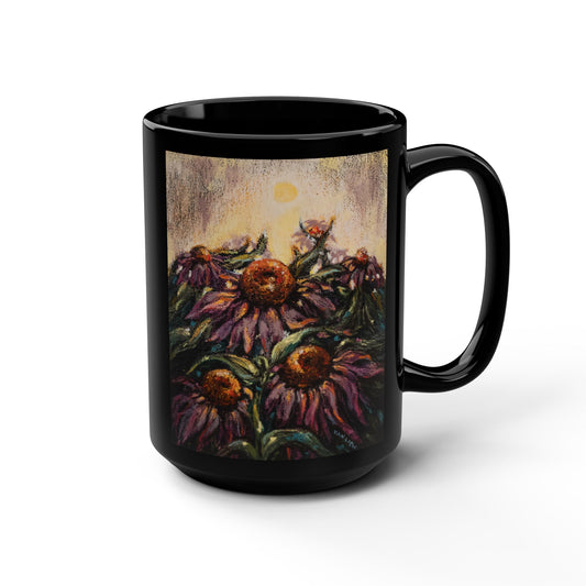 Perennially Purple- (Dual Image) 15 oz Mug | A Floral Series by Lois VanLiew
