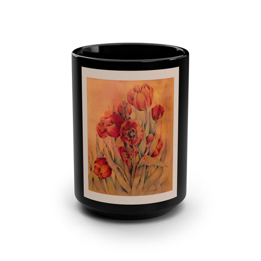Spring-Renaissance- 15 oz Mug | A Floral Series by Lois VanLiew