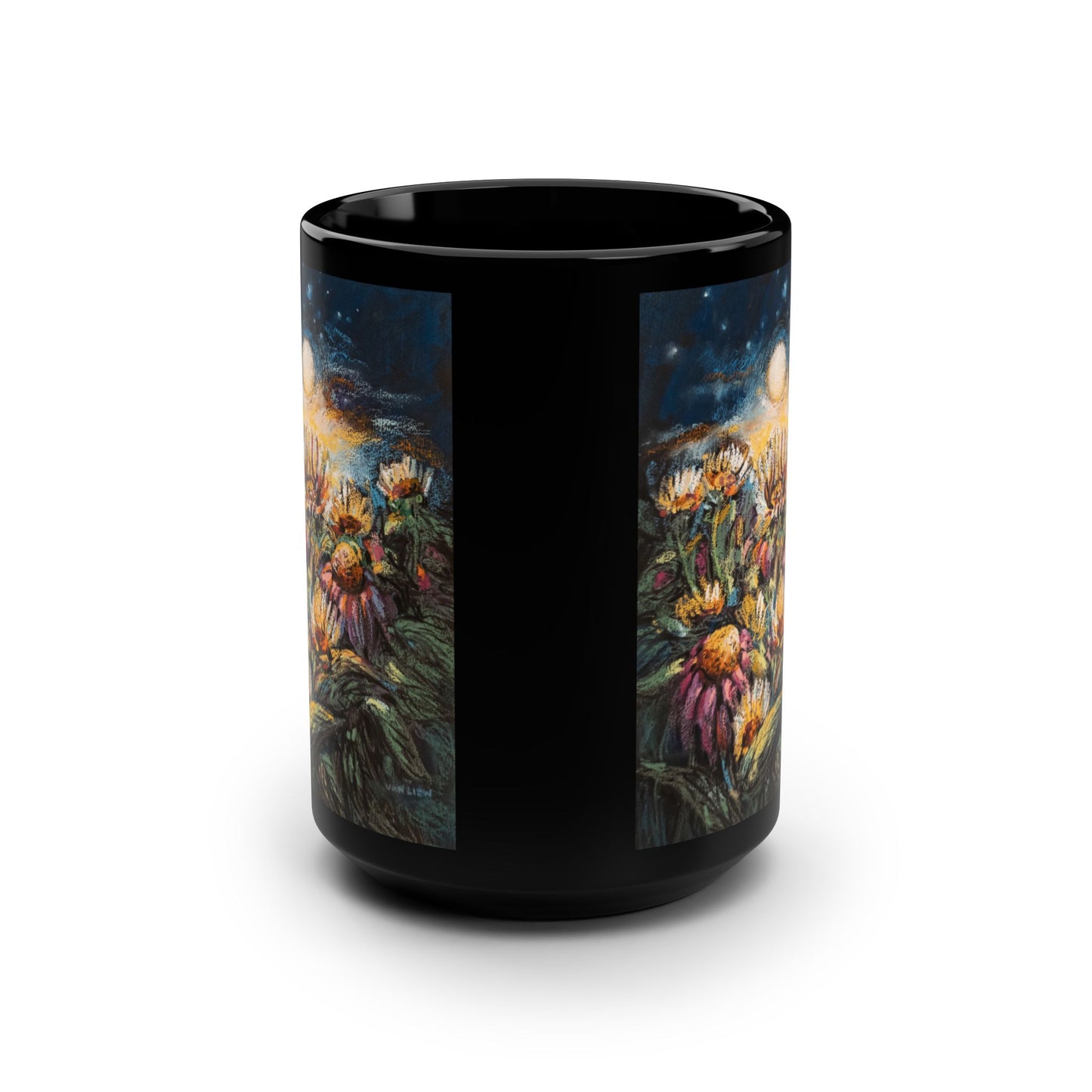 Full Moon Fiasco- (Dual Image) 15 oz Mug | A Floral Series by Lois VanLiew