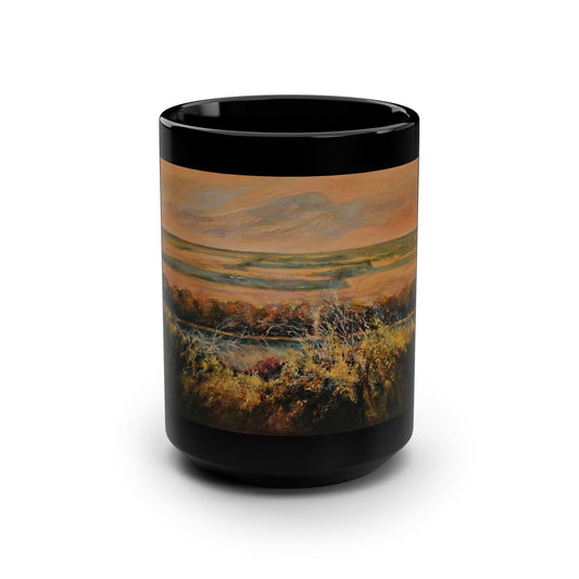 A Spirit of Place- 15 oz Mug | A Prairie Retrospective II by Lois VanLiew