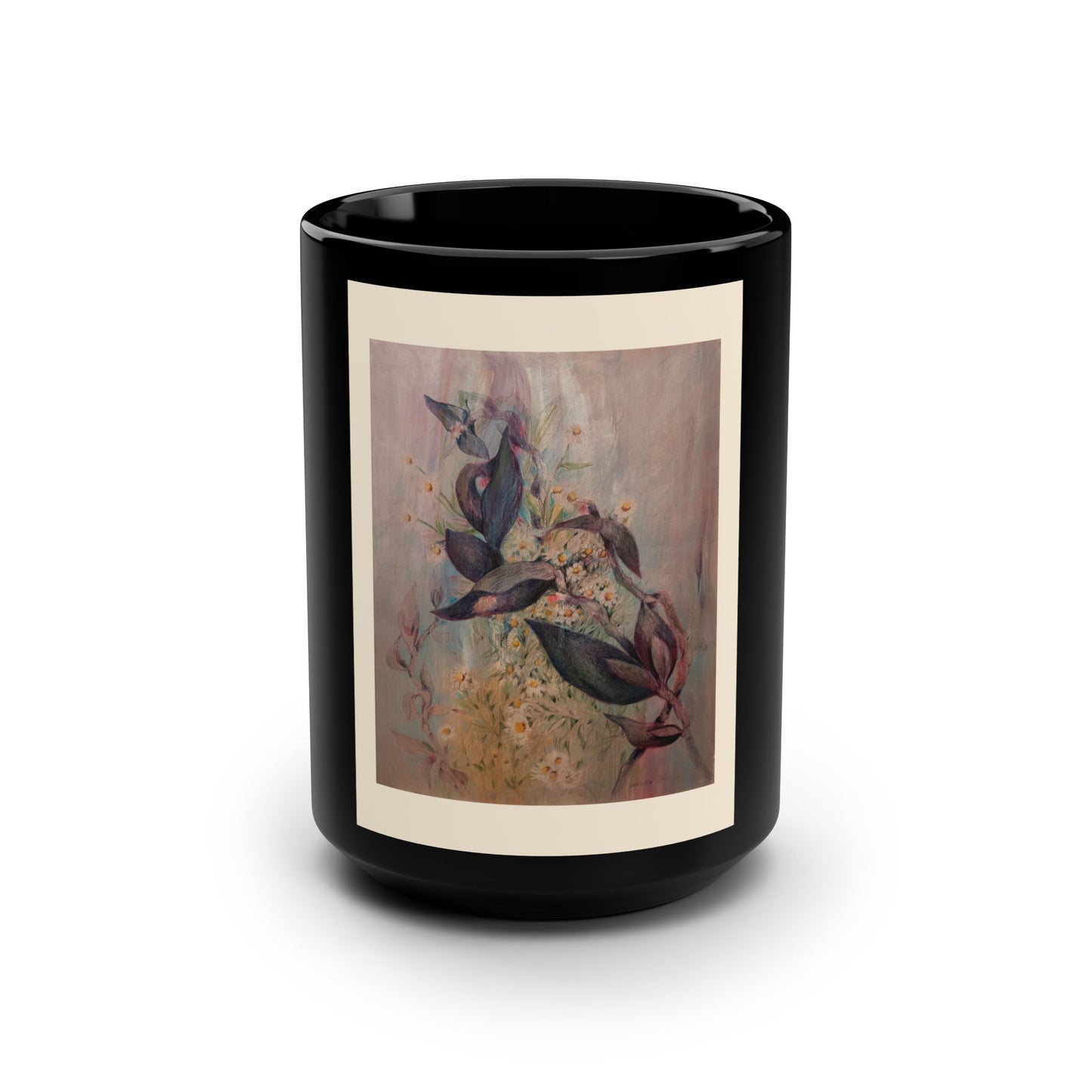 Shadow- Dancing- (Single Image) 15 oz Mug | A Floral Series by Lois VanLiew