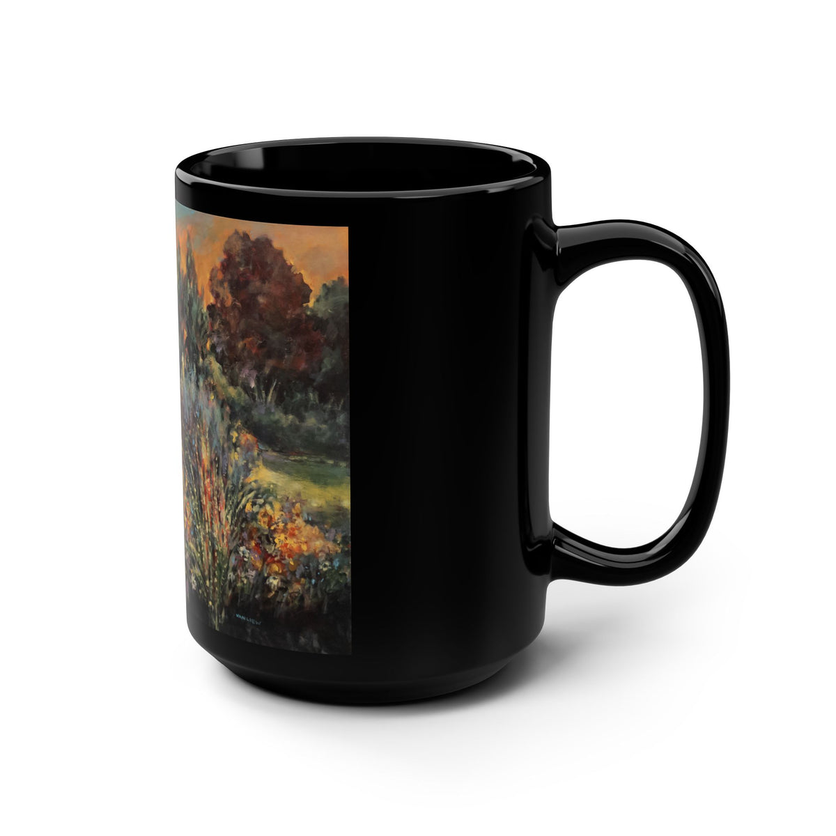 Sunset Circles- 15 oz Mug | Prairie Series by Lois VanLiew