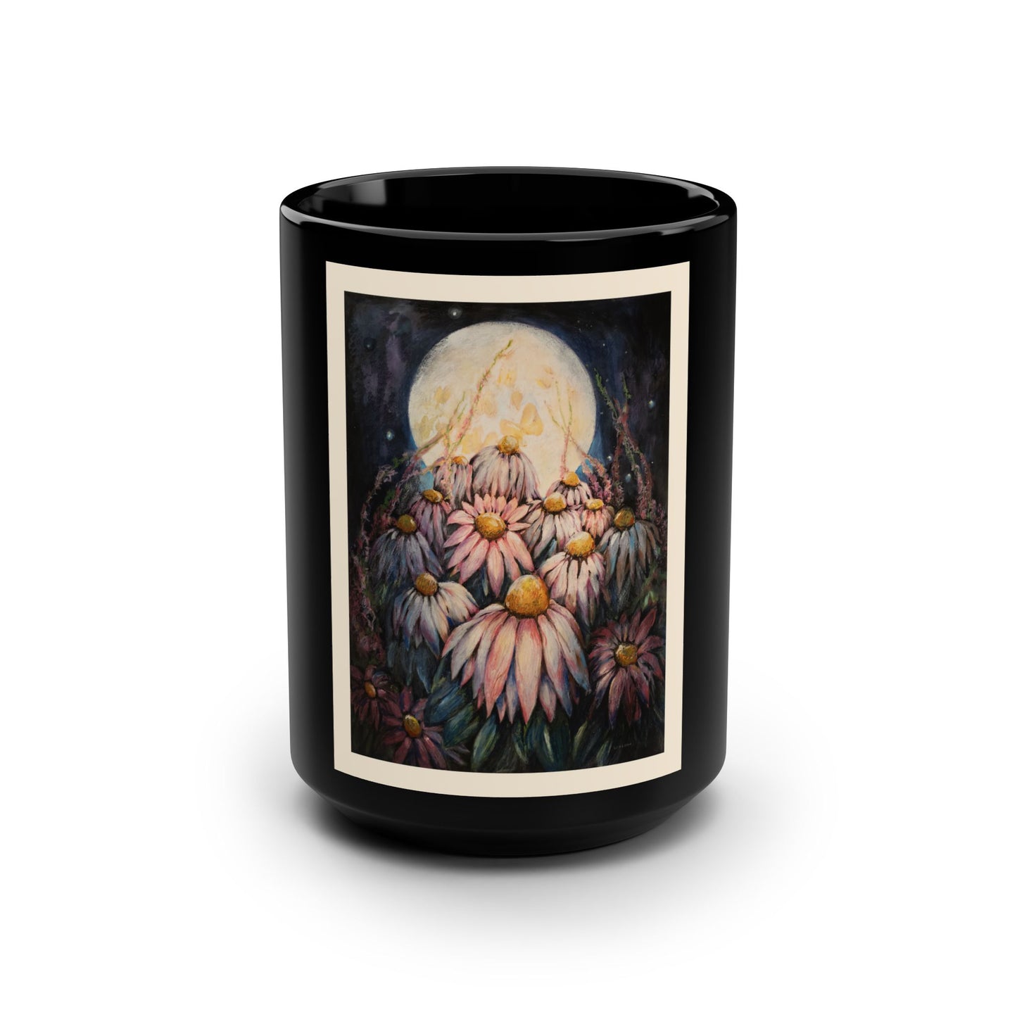 Butterfly Opus- (Single Image) 15 oz Mug | A Floral Series by Lois VanLiew
