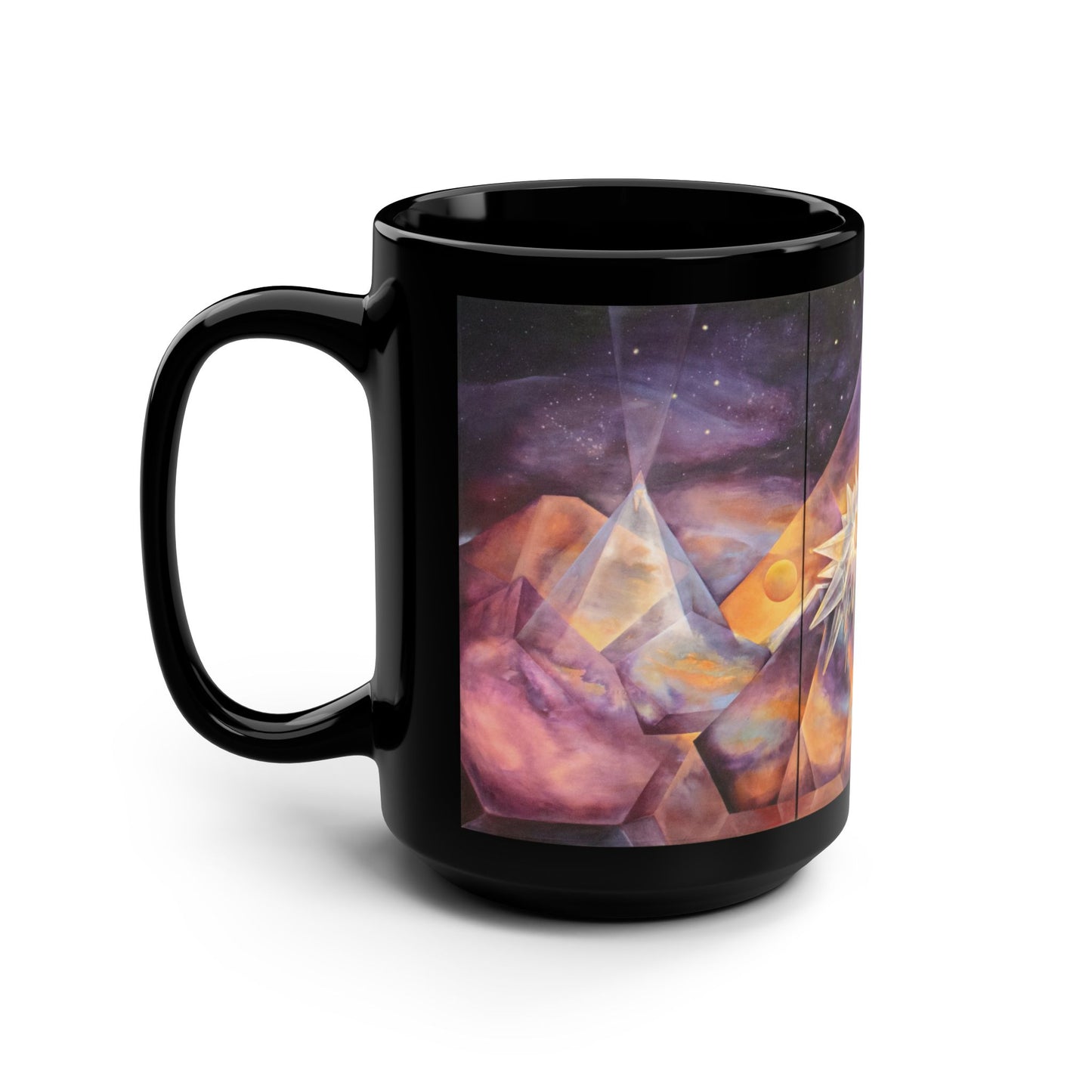 Diadem (triptych)- (Single Image) 15 oz Mug | Crystal Series by Lois VanLiew