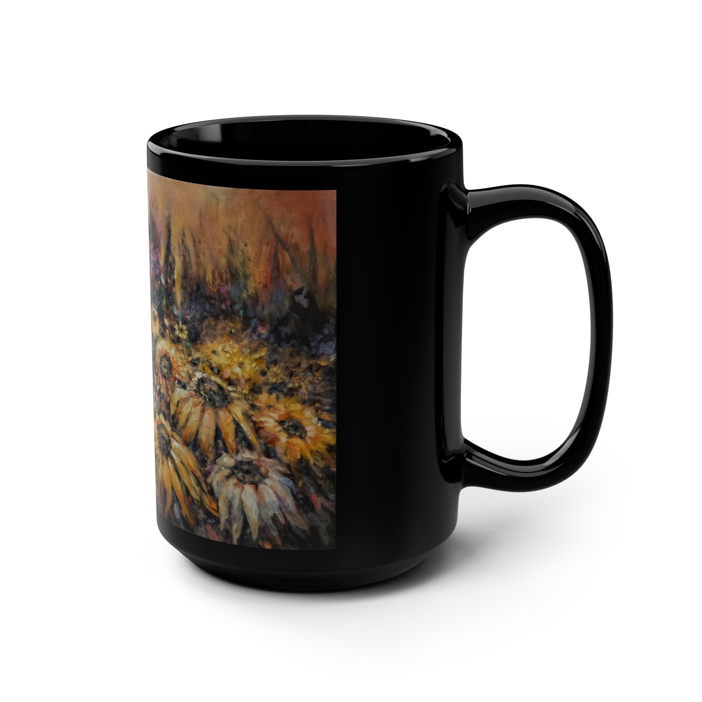 If Wishes Were Wildflowers- 15 oz Mug | A Floral Series by Lois VanLiew