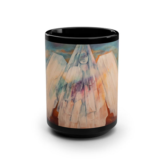 Anhydrite Angel- 15 oz Mug | Crystal Series Collection by Lois VanLiew