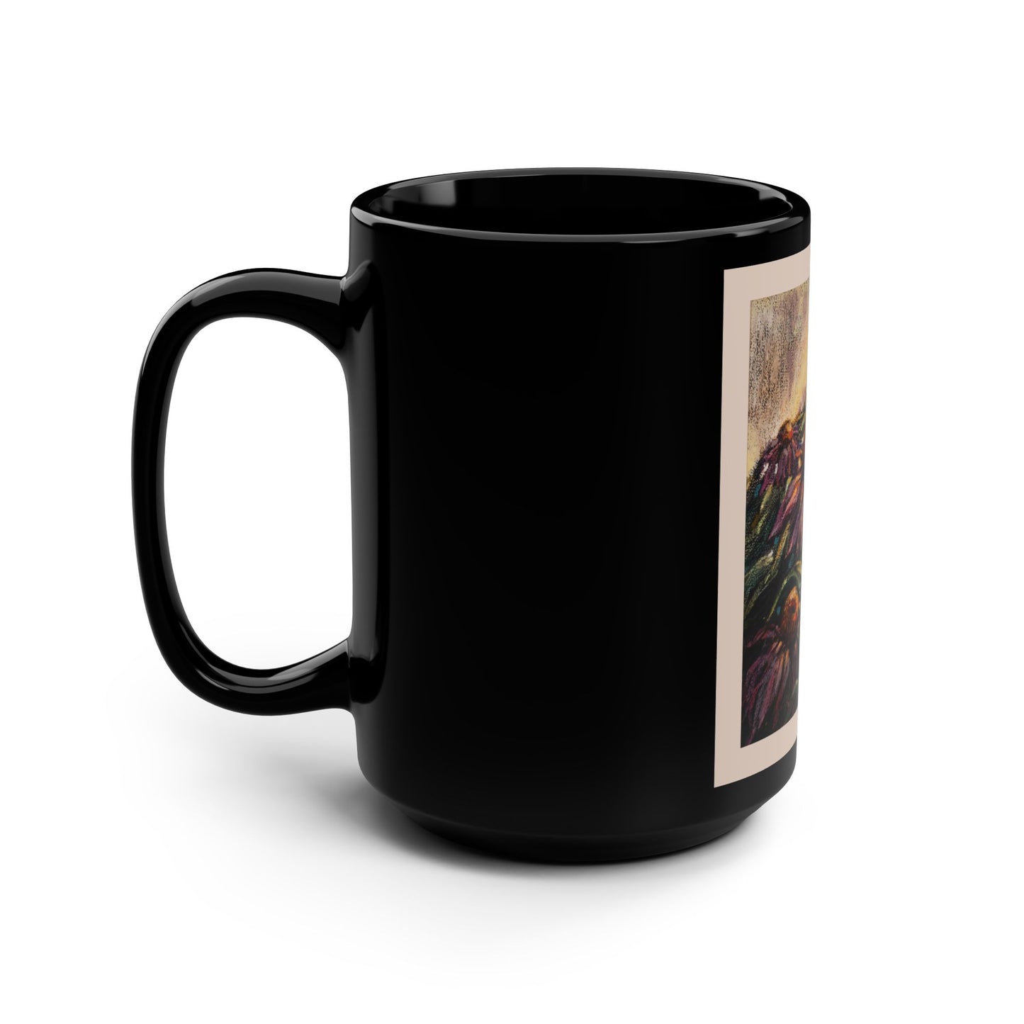 Perennially Purple- (Single Image) 15 oz Mug | A Floral Series by Lois VanLiew
