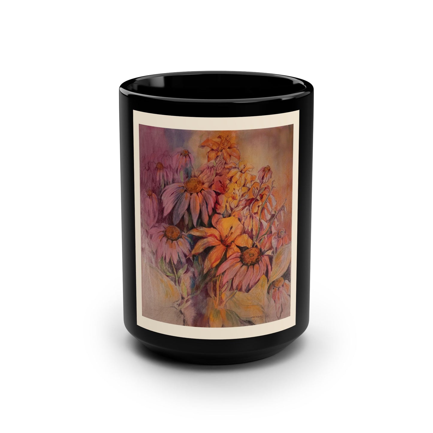 A Summer Gathering- (Single Image) 15 oz Mug | A Floral Series by Lois VanLiew
