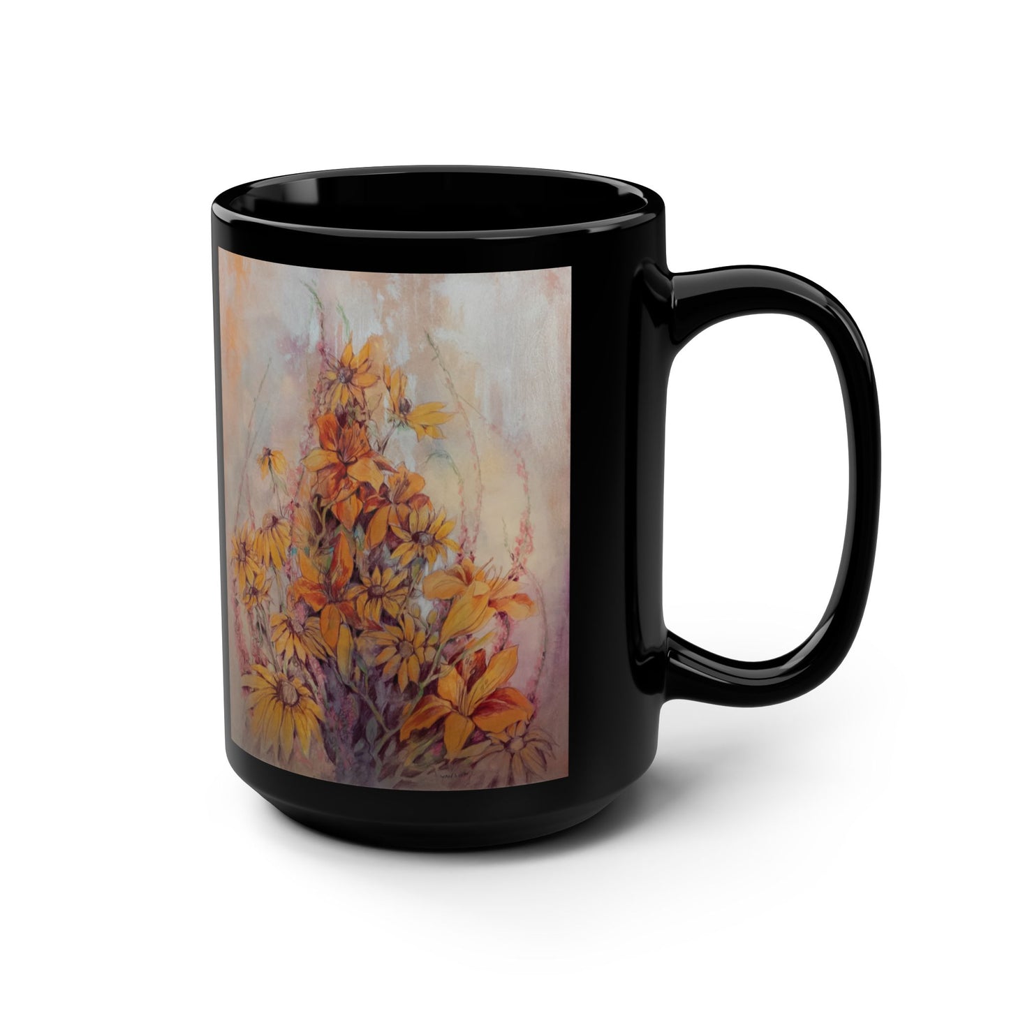 The Gift- (Dual Image) 15 oz Mug | A Floral Series by Lois VanLiew