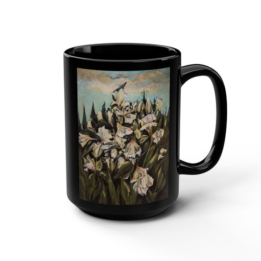 Wildflower- Sunspots- (Dual Image) 15 oz Mug | A Floral Series by Lois VanLiew