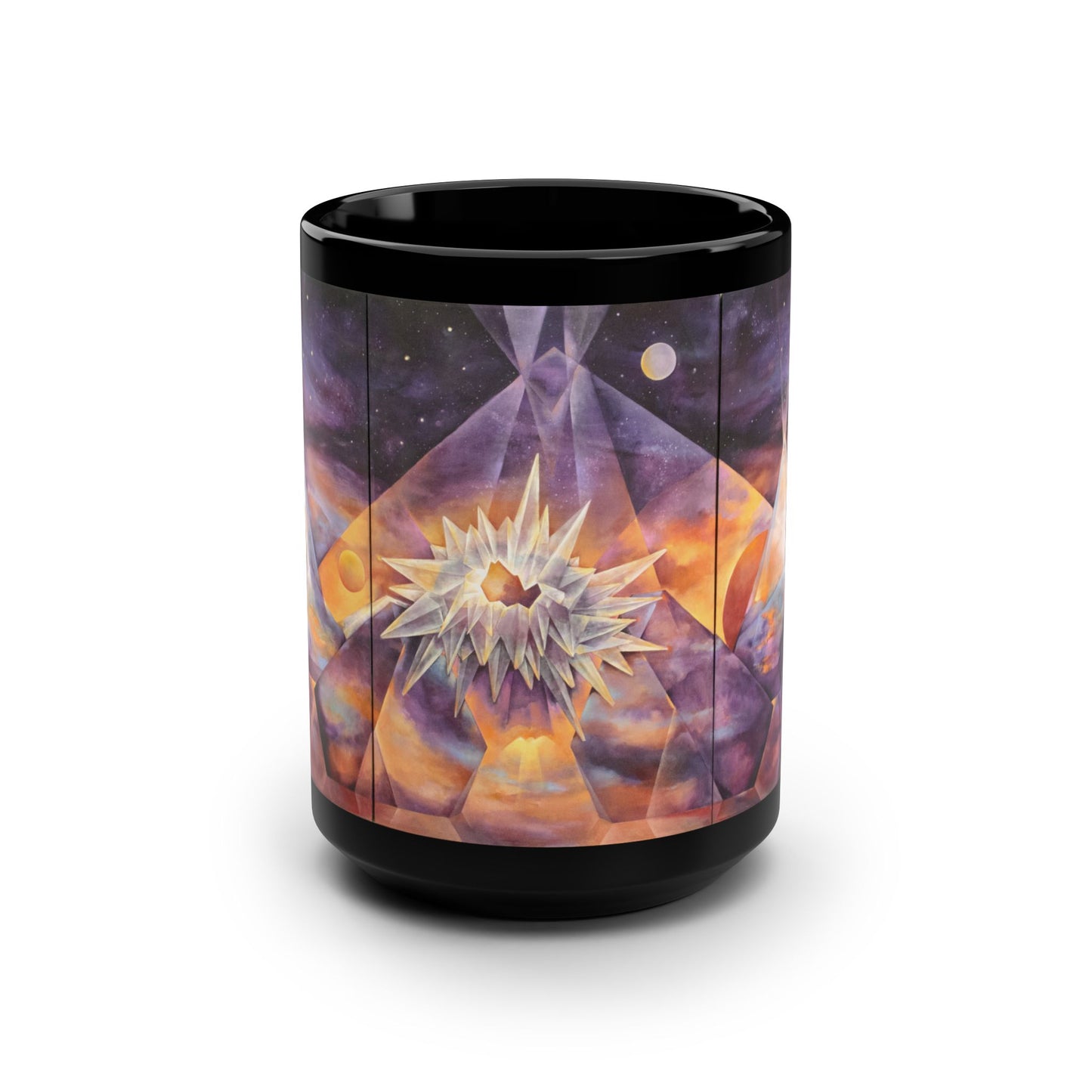 Diadem (triptych)- (Single Image) 15 oz Mug | Crystal Series by Lois VanLiew