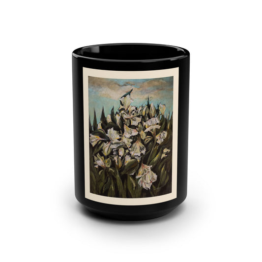 Wildflower- Sunspots- 15 oz Mug | A Floral Series by Lois VanLiew