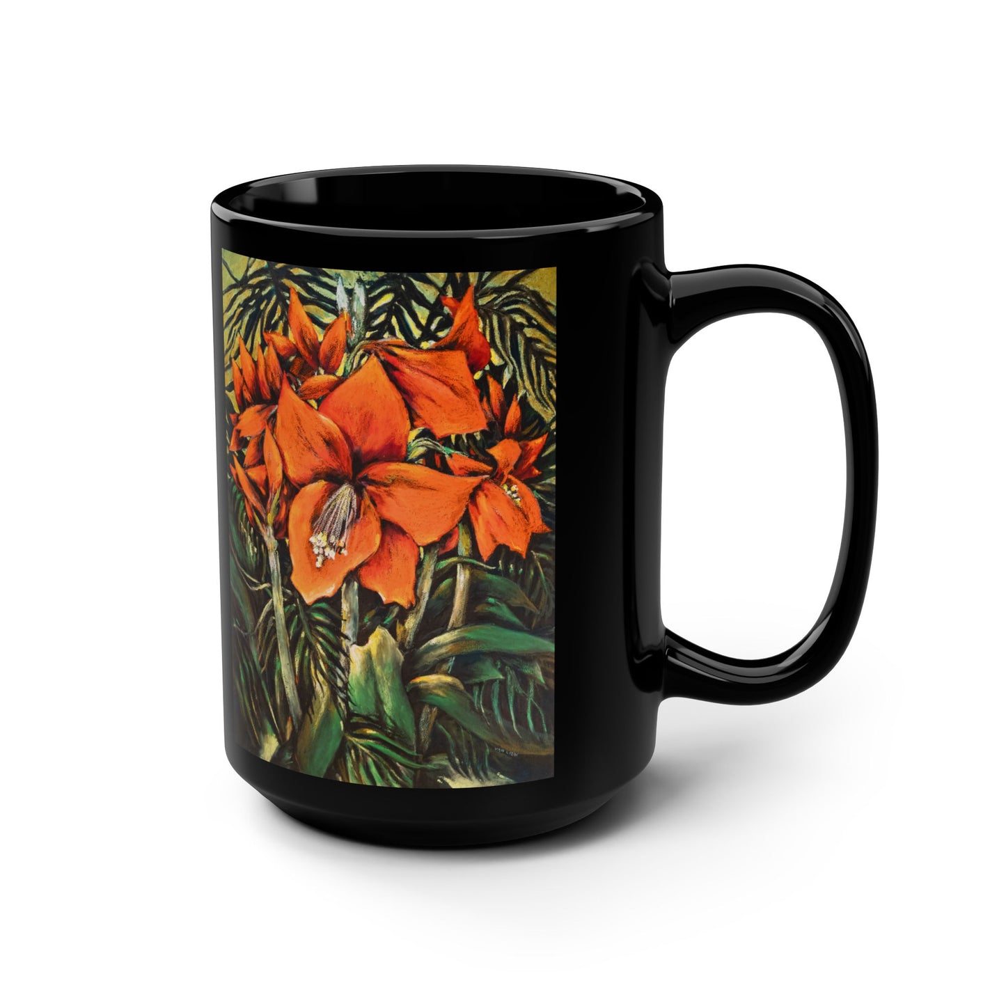 Colorful Garden Presents- (Dual Image) 15 oz Mug | A Floral Series by Lois VanLiew