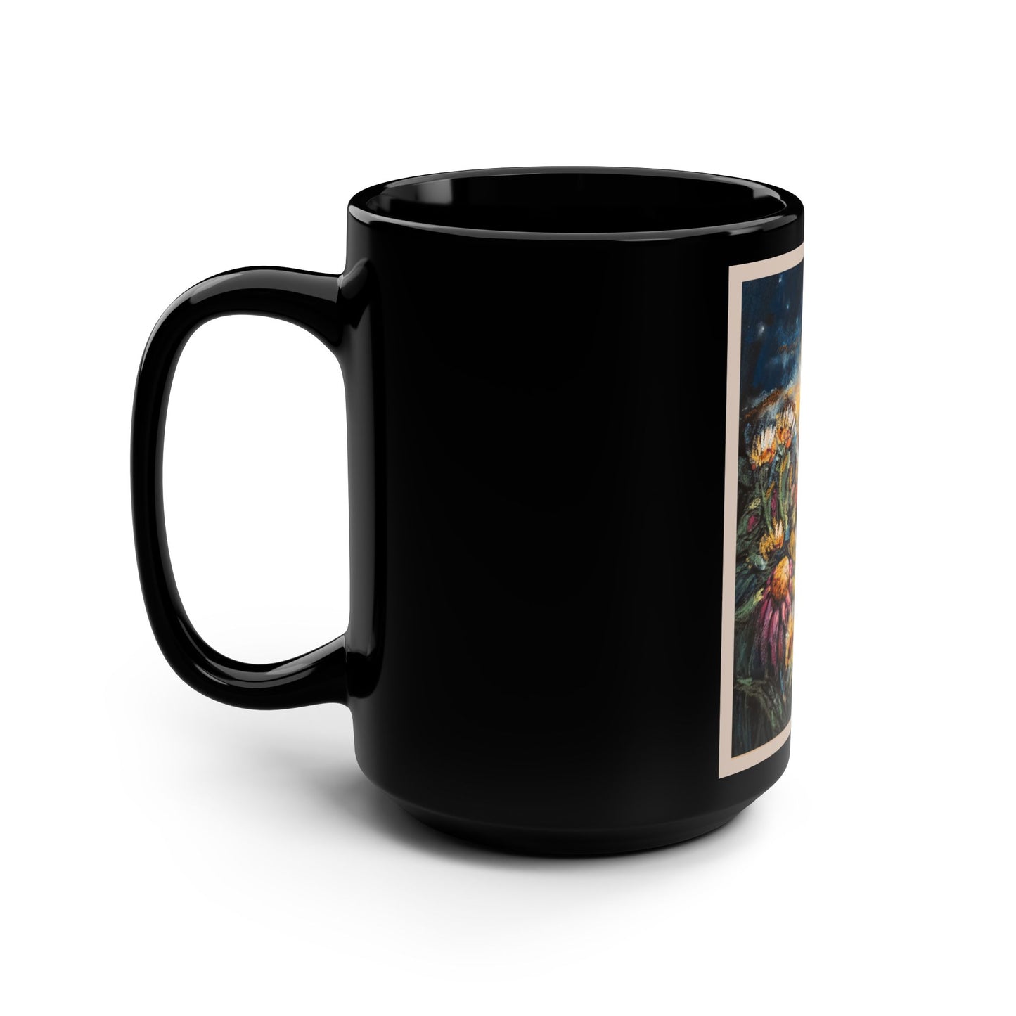 Full Moon Fiasco- (Single Image) 15 oz Mug | A Floral Series by Lois VanLiew