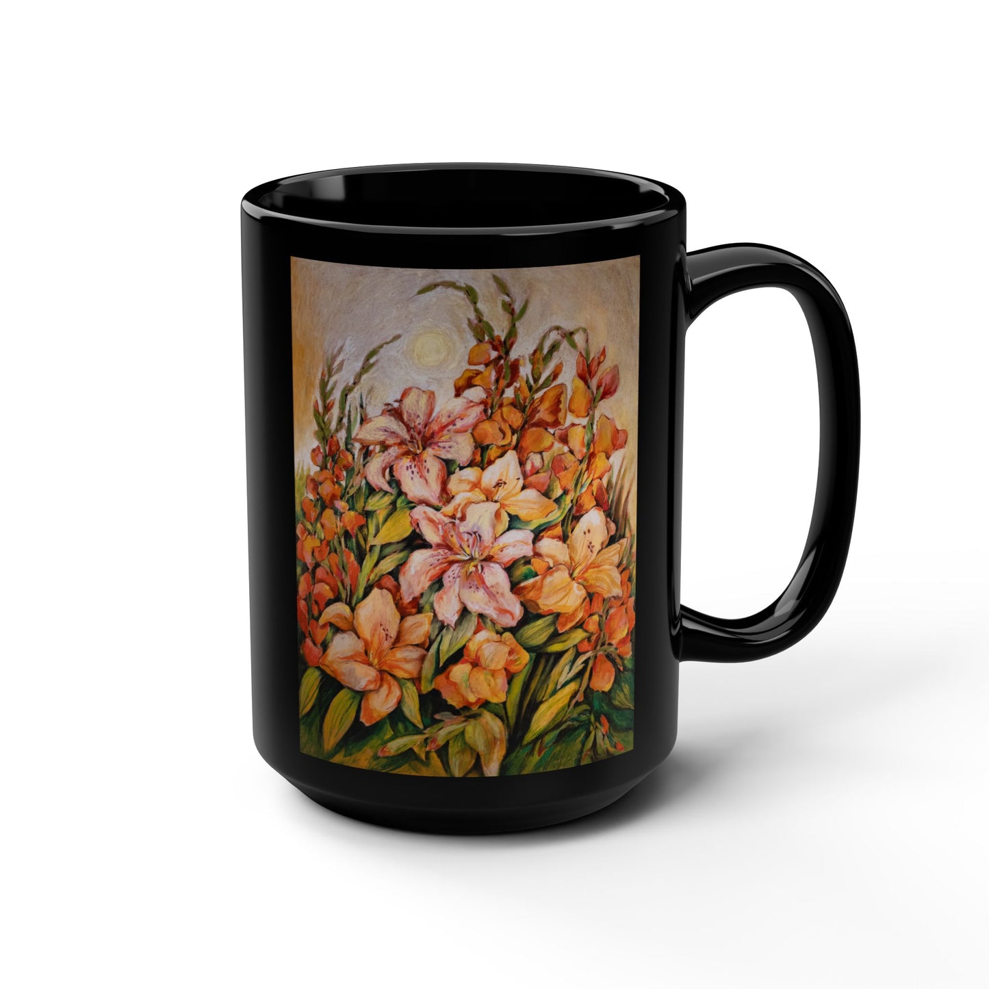 Floral Ascension- (Dual Image) 15 oz Mug | A Floral Series by Lois VanLiew