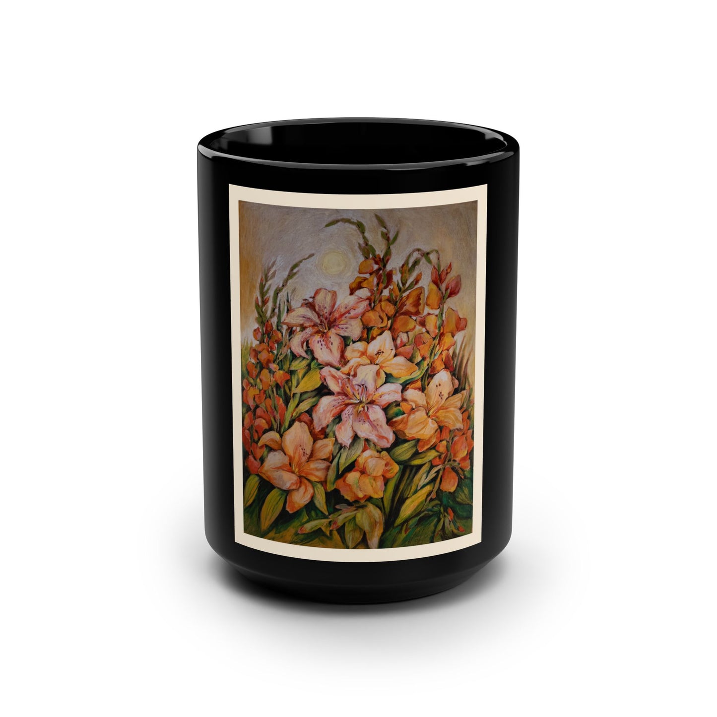 Floral Ascension- (Single Image) 15 oz Mug | A Floral Series by Lois VanLiew