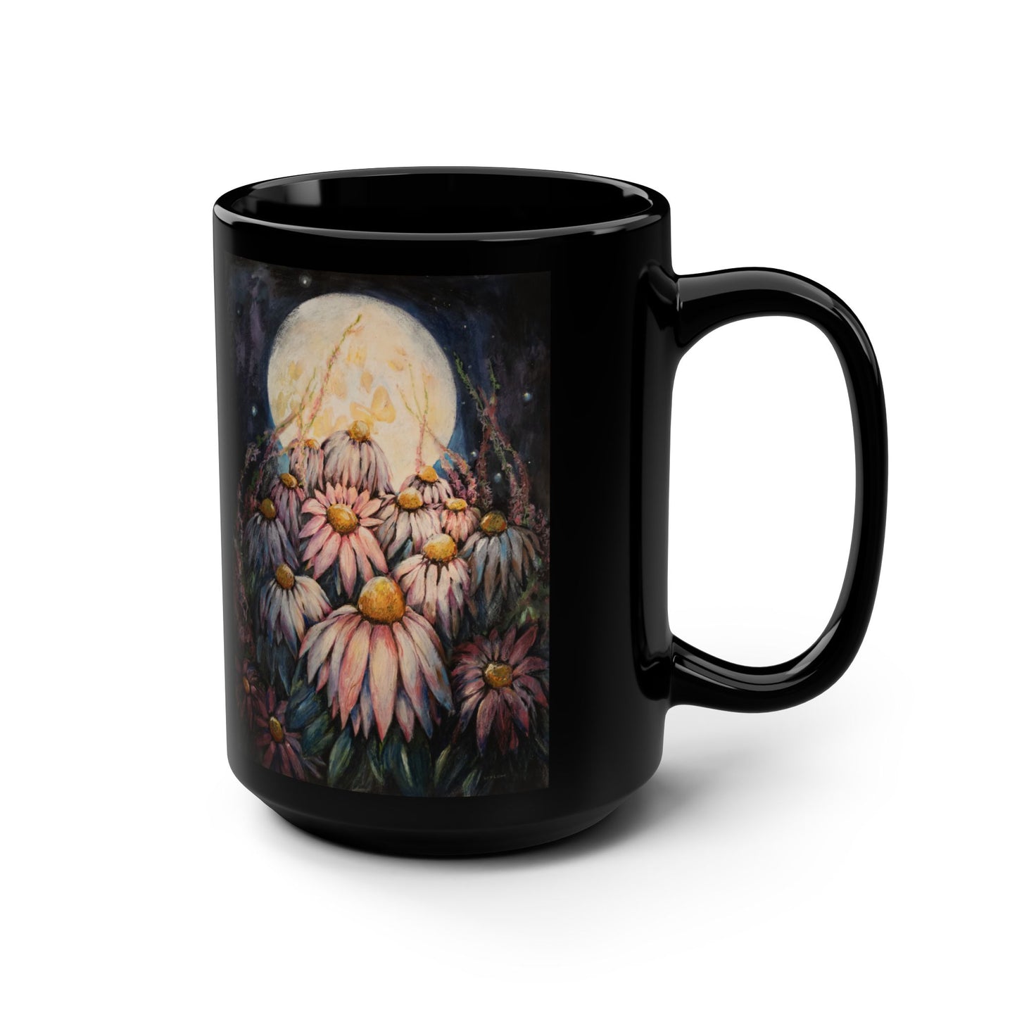 Butterfly Opus- (Dual Image) 15 oz Mug | A Floral Series by Lois VanLiew
