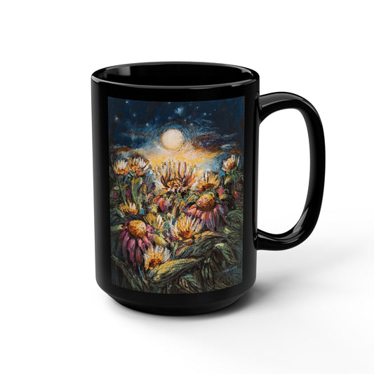 Full Moon Fiasco- (Dual Image) 15 oz Mug | A Floral Series by Lois VanLiew