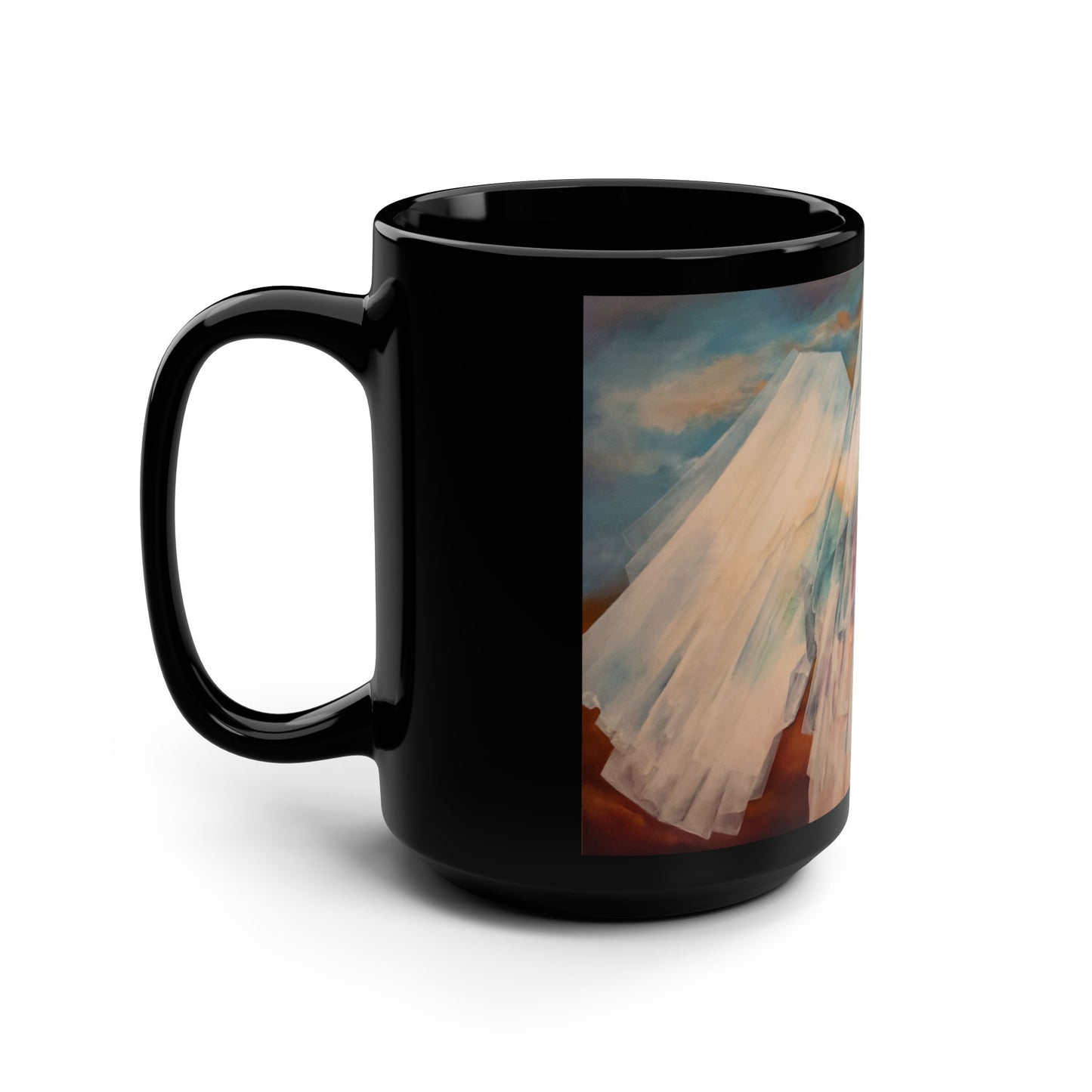 Anhydrite Angel- 15 oz Mug | Crystal Series Collection by Lois VanLiew