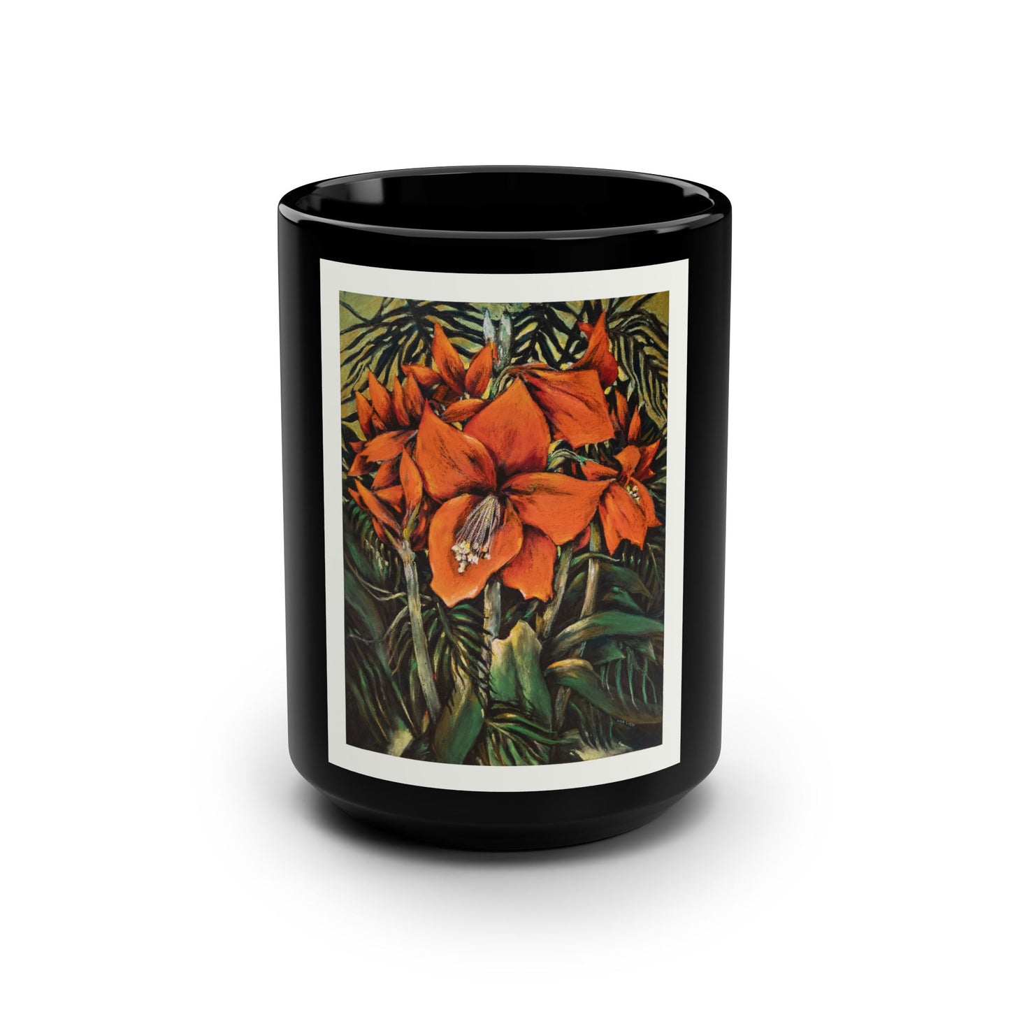 Colorful Garden Presents- (Single Image) 15 oz Mug | A Floral Series by Lois VanLiew