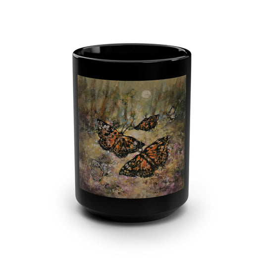 Parade of the Painted Ladies- 15 oz Mug | A Prairie Retrospective II by Lois VanLiew