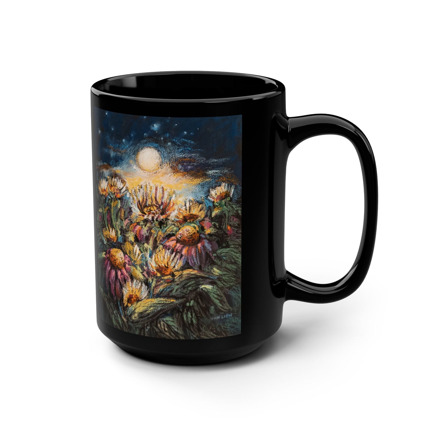 Full Moon Fiasco- (Dual Image) 15 oz Mug | A Floral Series by Lois VanLiew