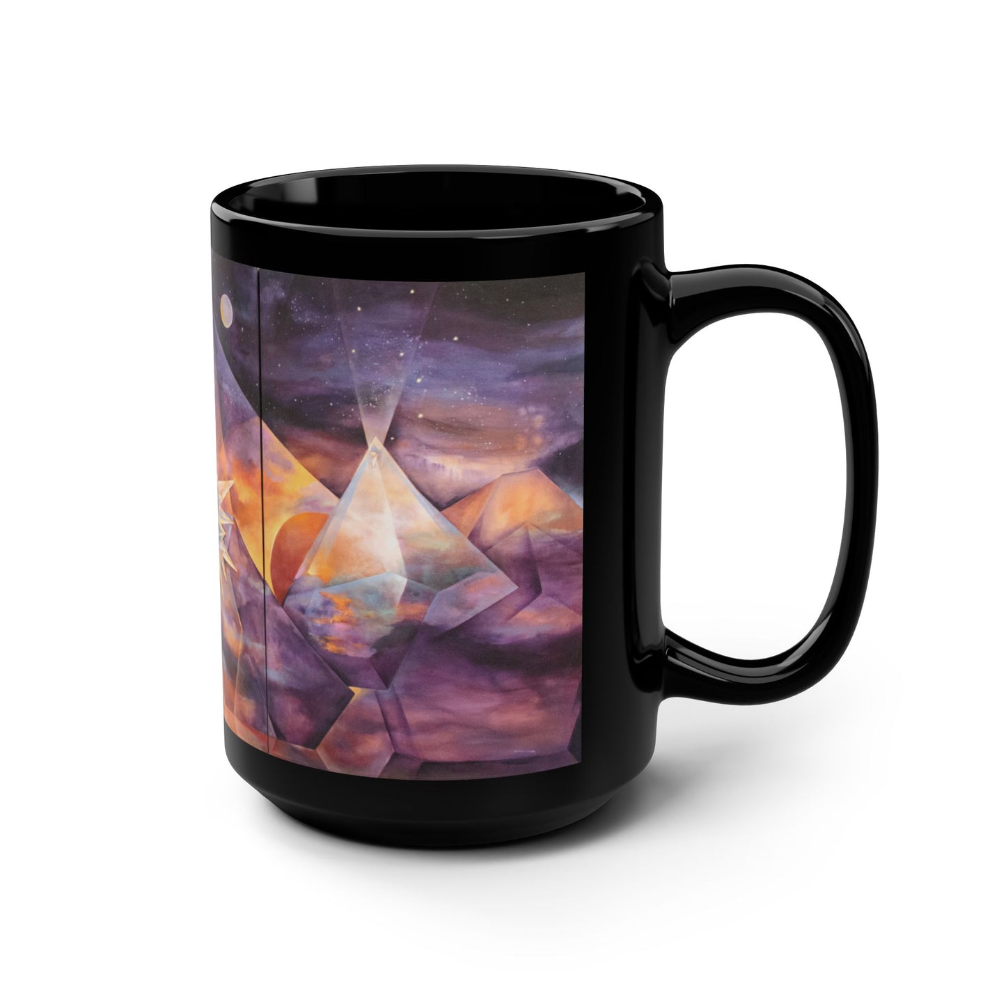Diadem (triptych)- (Single Image) 15 oz Mug | Crystal Series by Lois VanLiew