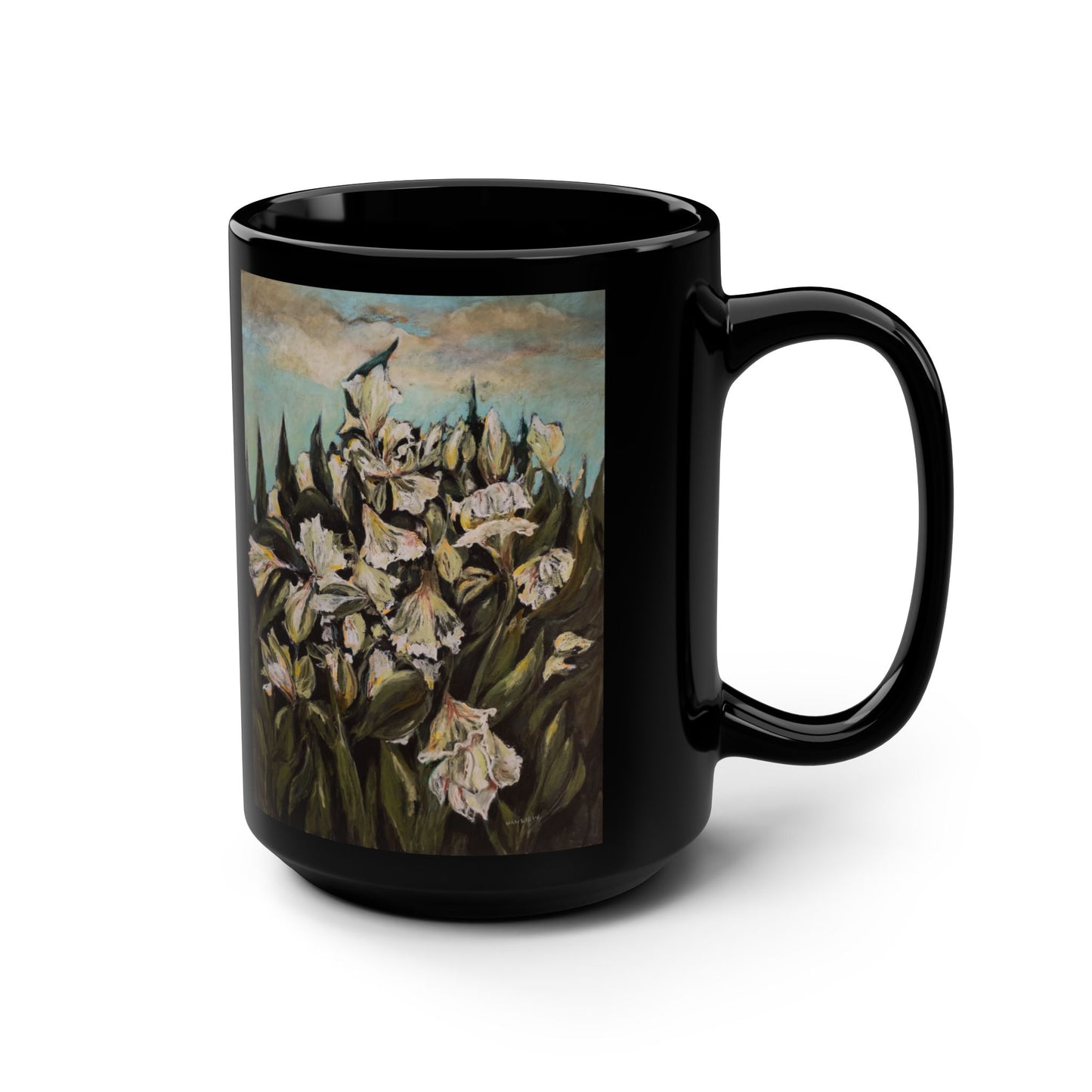 Wildflower- Sunspots- (Dual Image) 15 oz Mug | A Floral Series by Lois VanLiew