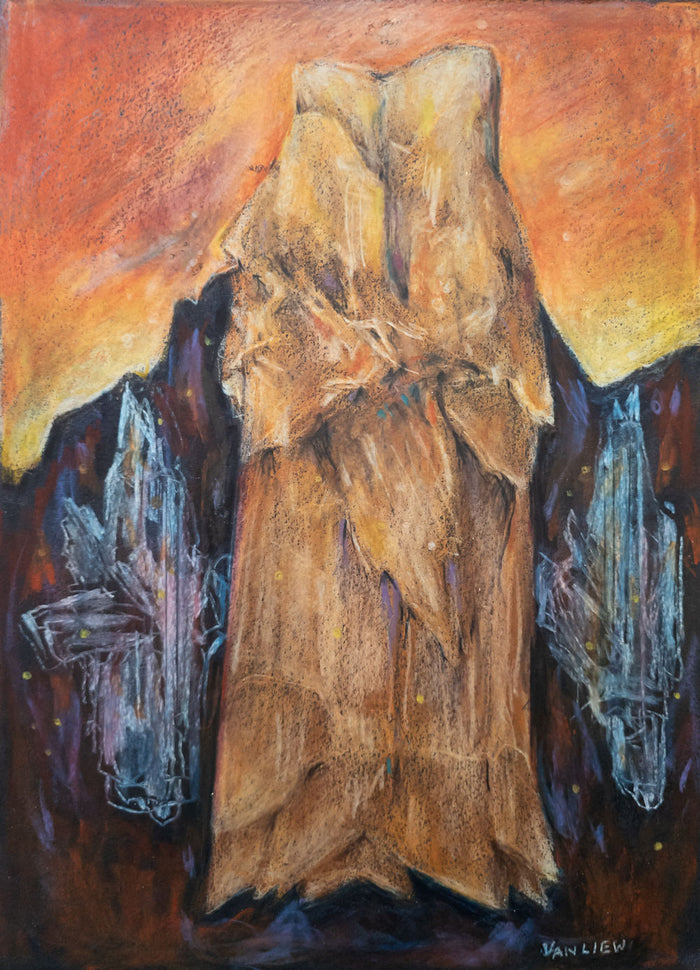 Kyanite Trio, Orange and Blue Kyanite