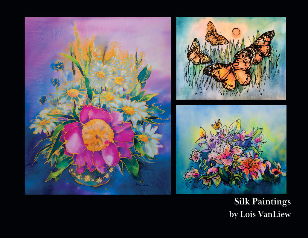 Silk Paintings | 11" x 8.5" Book | Original Silk Artwork by Lois VanLiew