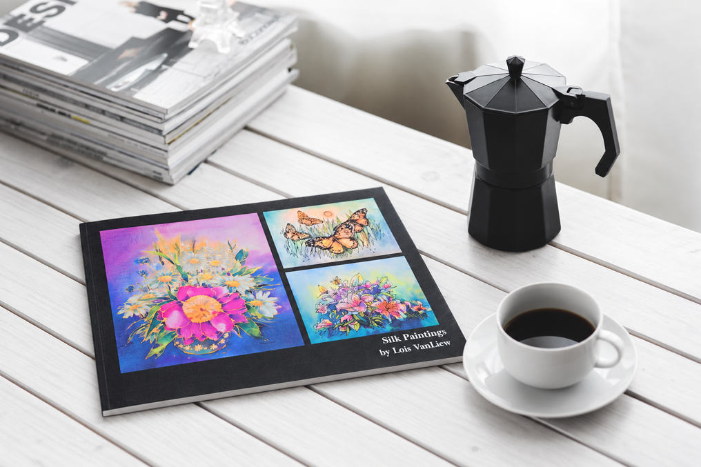 Silk Paintings | 11" x 8.5" Book | Original Silk Artwork by Lois VanLiew